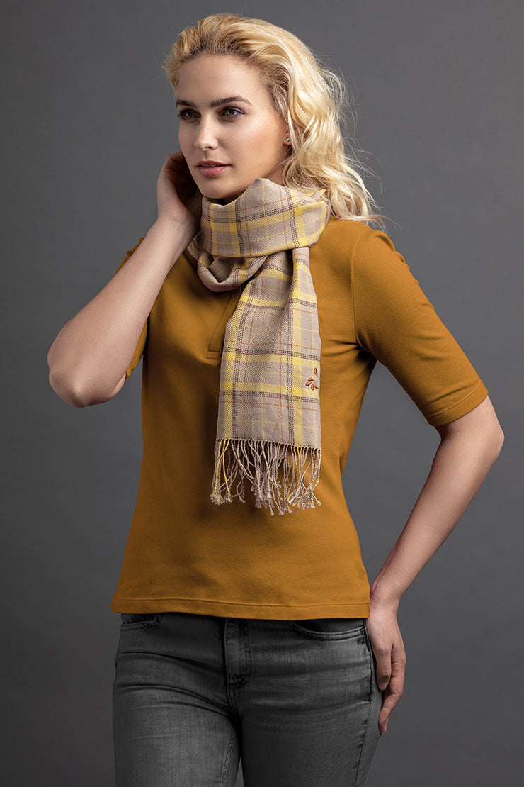 Women's Lohe Polo And Scarf