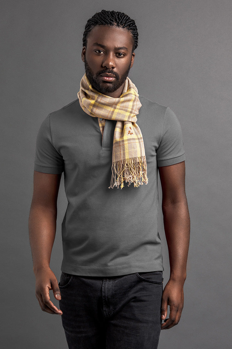 Men's Lere Polo And Scarf