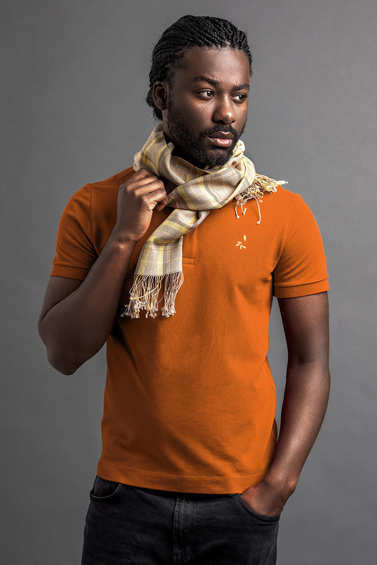 Men's Lere Polo And Scarf