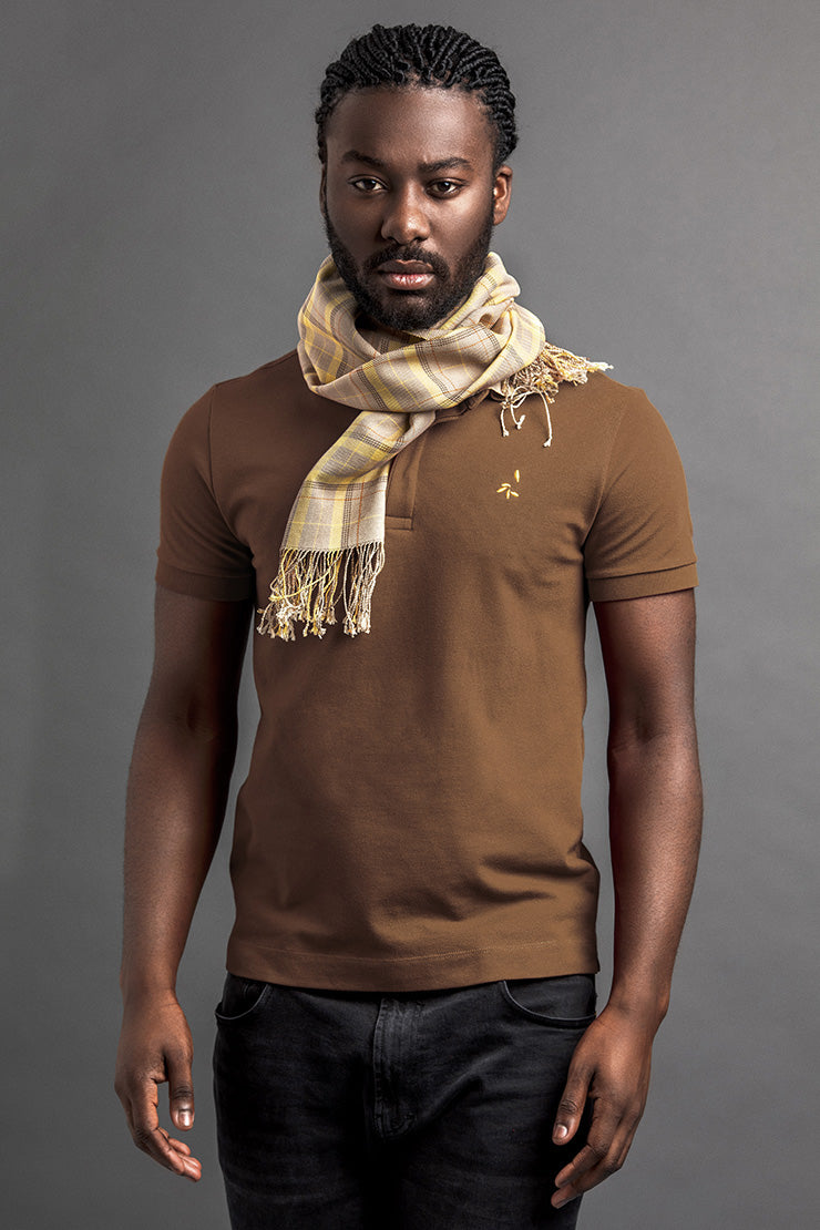 Men's Lere Polo And Scarf
