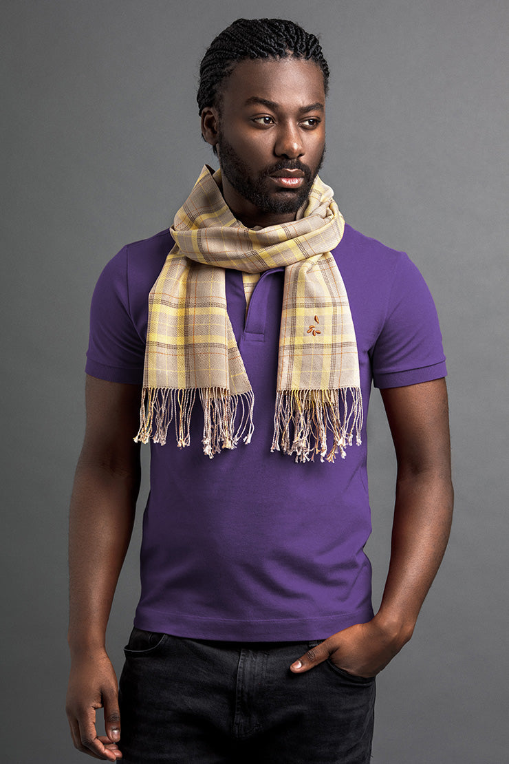 Men's Lere Polo And Scarf