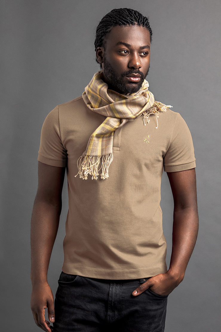 Men's Lere Polo And Scarf