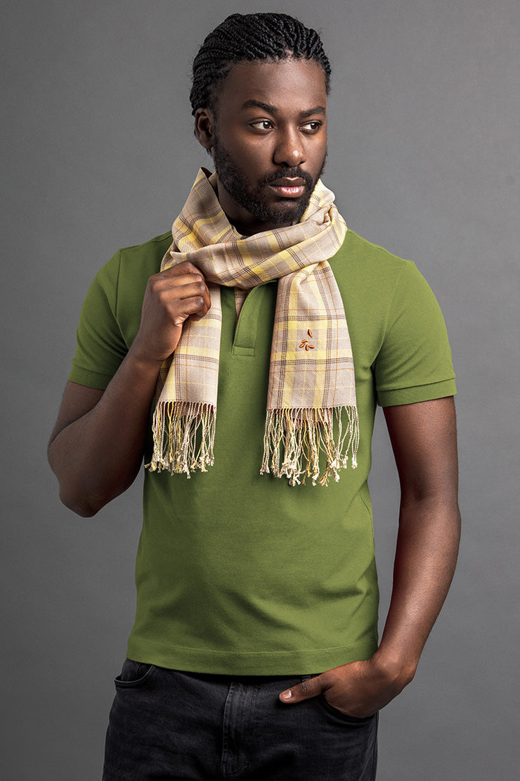Men's Laman Polo And Scarf