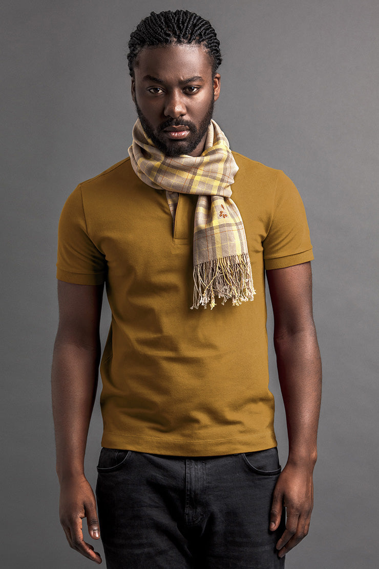 Men's Lere Polo And Scarf